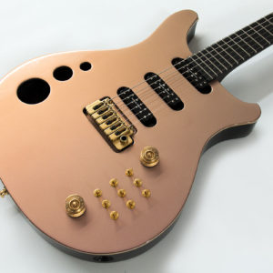 Switch No 3 custom e-gitarre mit Flip-Flop Lackierung.